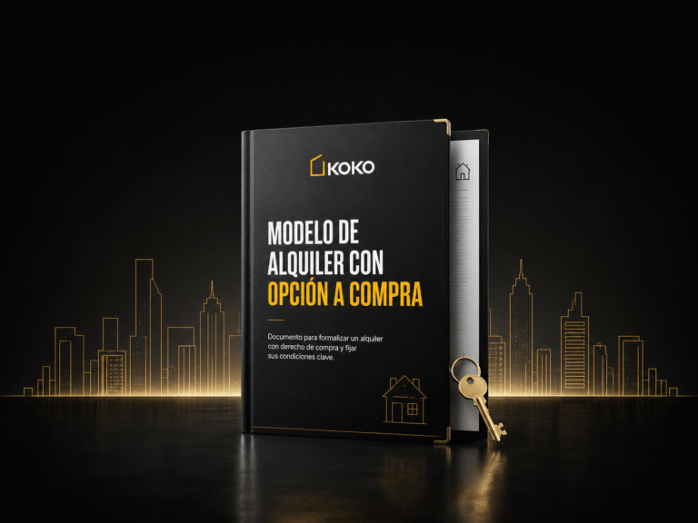 MODELO DE CONTRATO DE ALQUILER CON OPCIÓN DE COMPRA