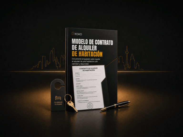 MODELO DE CONTRATO DE ALQUILER DE HABITACIÓN