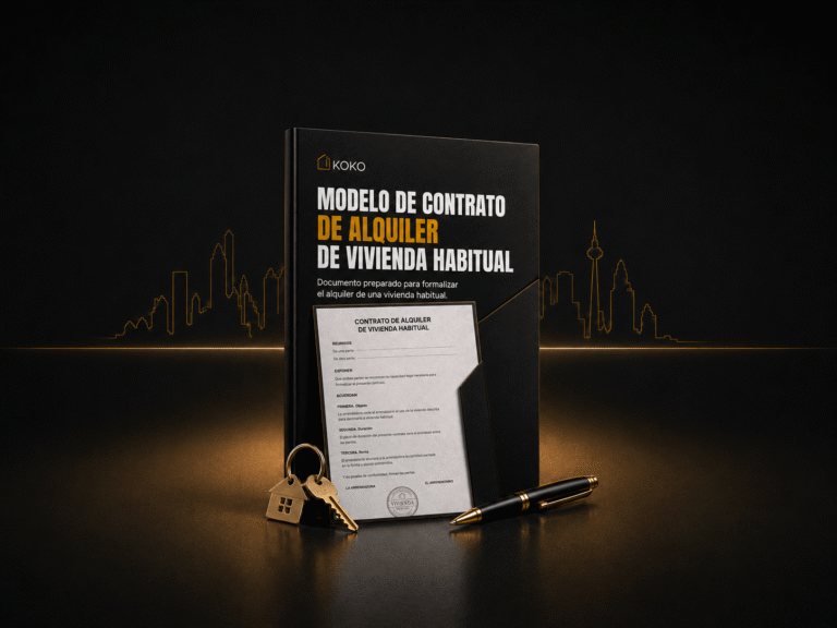 MODELO DE CONTRATO DE ALQUILER DE VIVIENDA HABITUAL