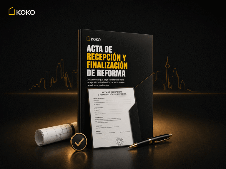 MODELO DE ACTA DE RECEPCIÓN Y FINALIZACIÓN DE REFORMA