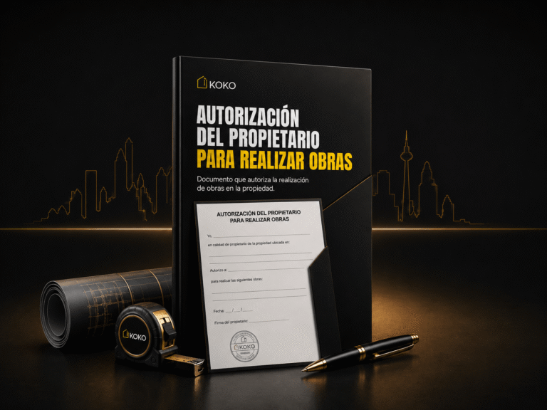 MODELO DE AUTORIZACIÓN DEL PROPIETARIO PARA REALIZAR OBRAS