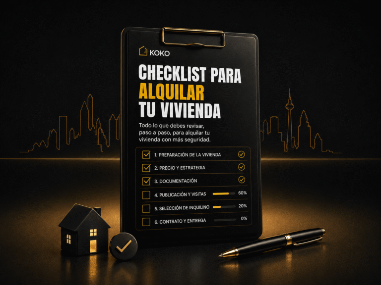 CHECKLIST PARA ALQUILAR TU VIVIENDA