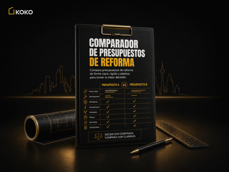 COMPARADOR PRESUPUESTOS DE REFORMA