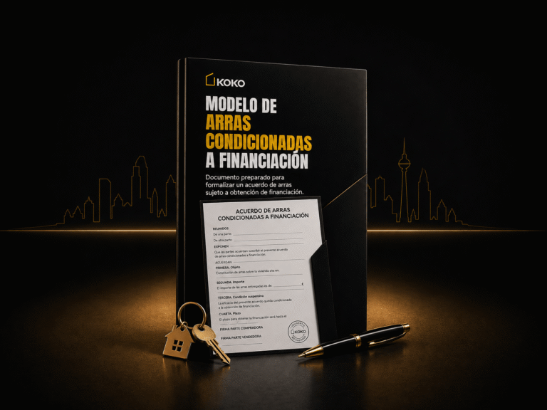 MODELO DE CONTRATO DE ARRAS PENITENCIALES CONDICIONADAS A FINANCIACIÓN