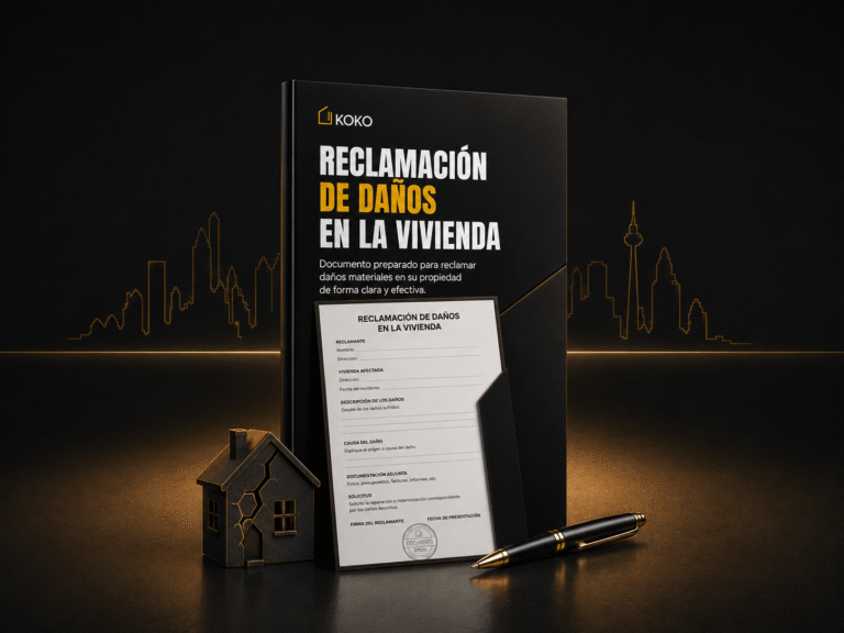 MODELO DE RECLAMACIÓN DE DAÑOS EN VIVIENDA