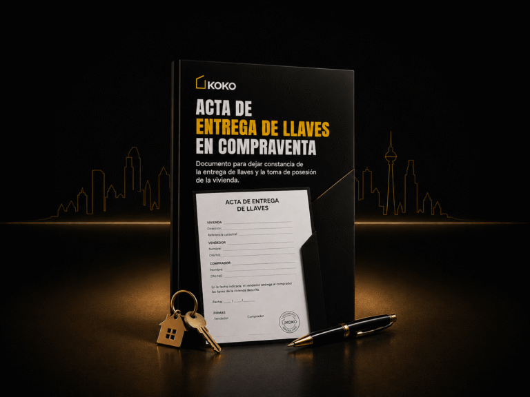MODELO DE ACTA DE ENTREGA DE LLAVES EN COMPRAVENTA