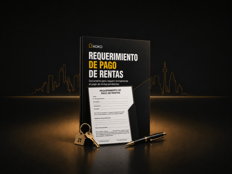 MODELO DE REQUERIMIENTO DE PAGO DE RENTAS