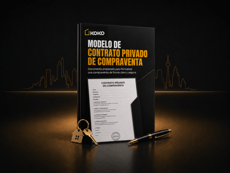 MODELO DE CONTRATO PRIVADO DE COMPRAVENTA DE VIVIENDA